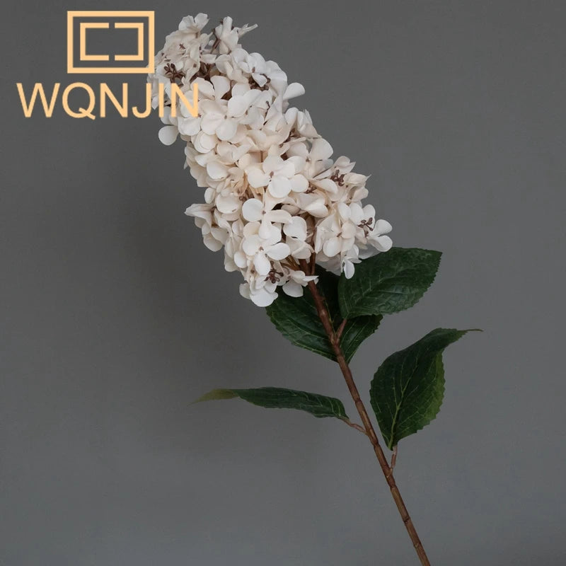 1PC Flor Artificial de Hortênsia Pagoda de Alta Qualidade para Decoração de Casamento, Arranjo Floral para Sala de Estar e Mesa de Jantar