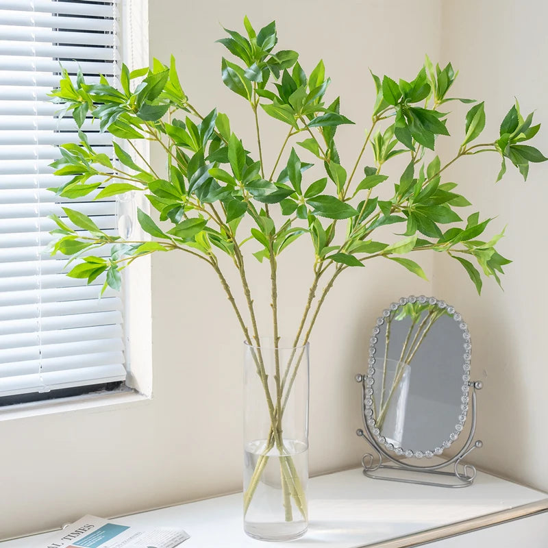Planta Verde em Seda