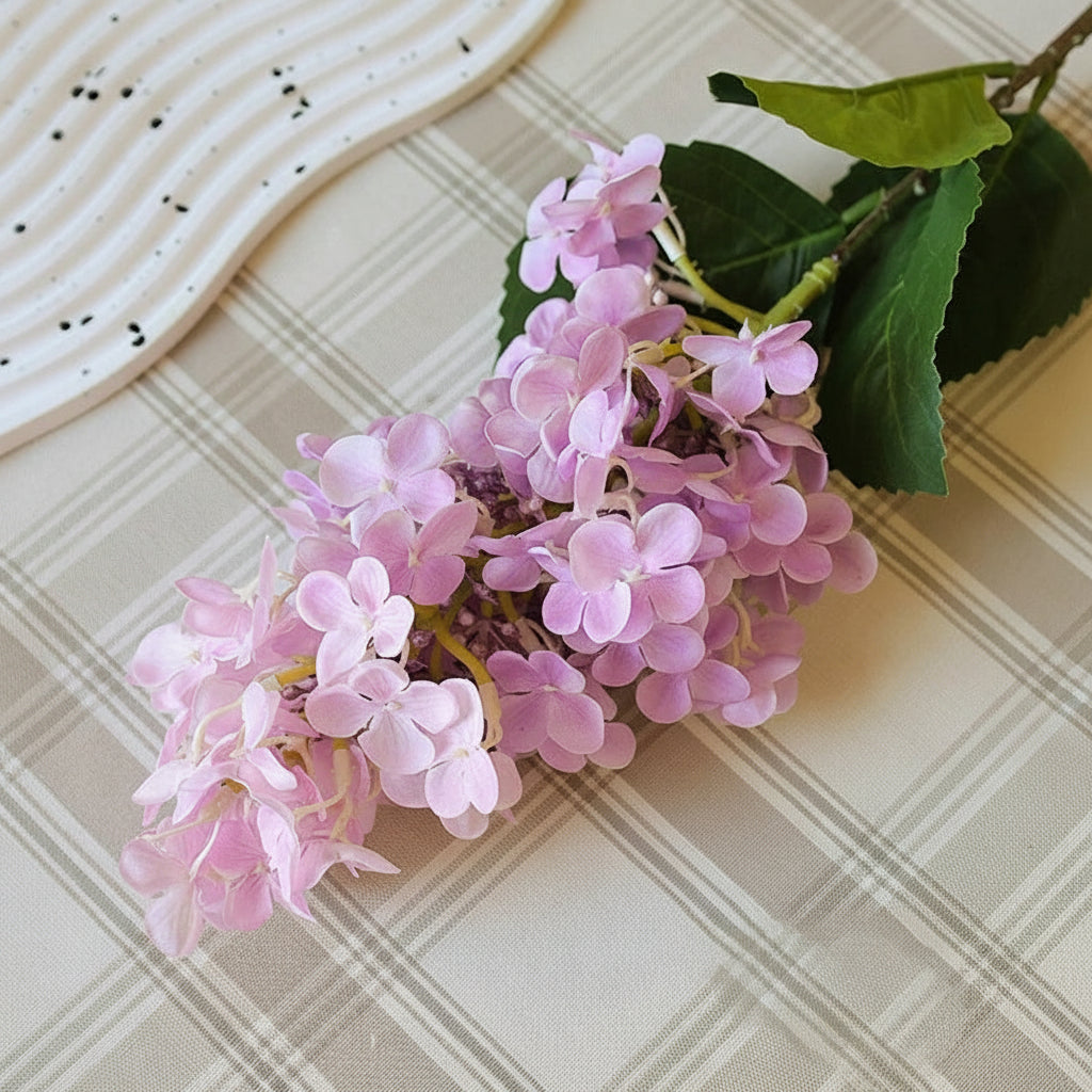 Belas Lilacs Hortênsia em Seda