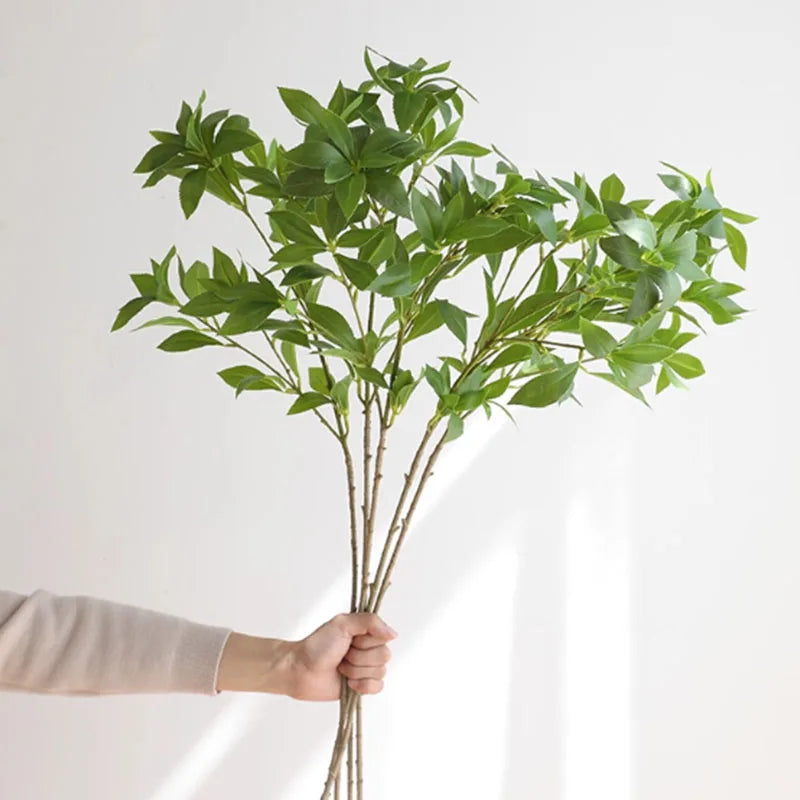 Planta Verde em Seda