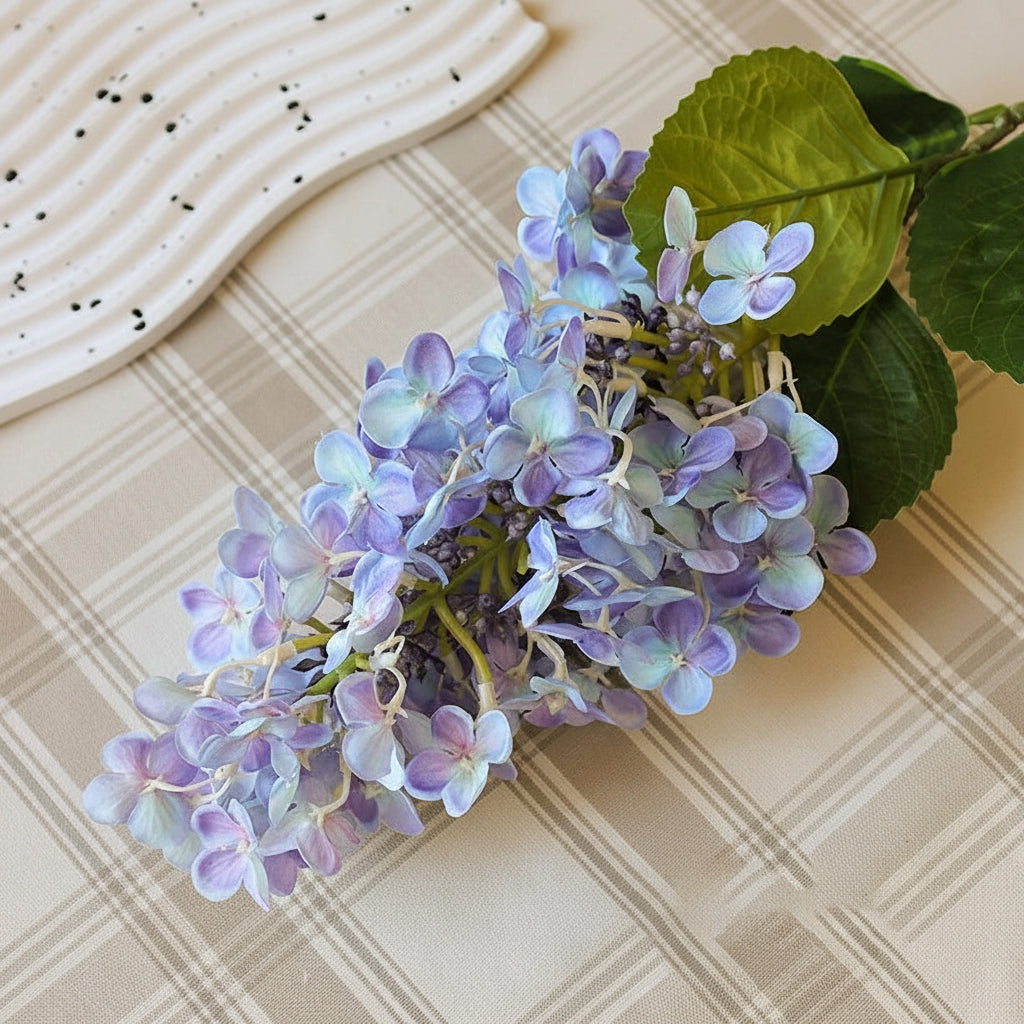Belas Lilacs Hortênsia em Seda