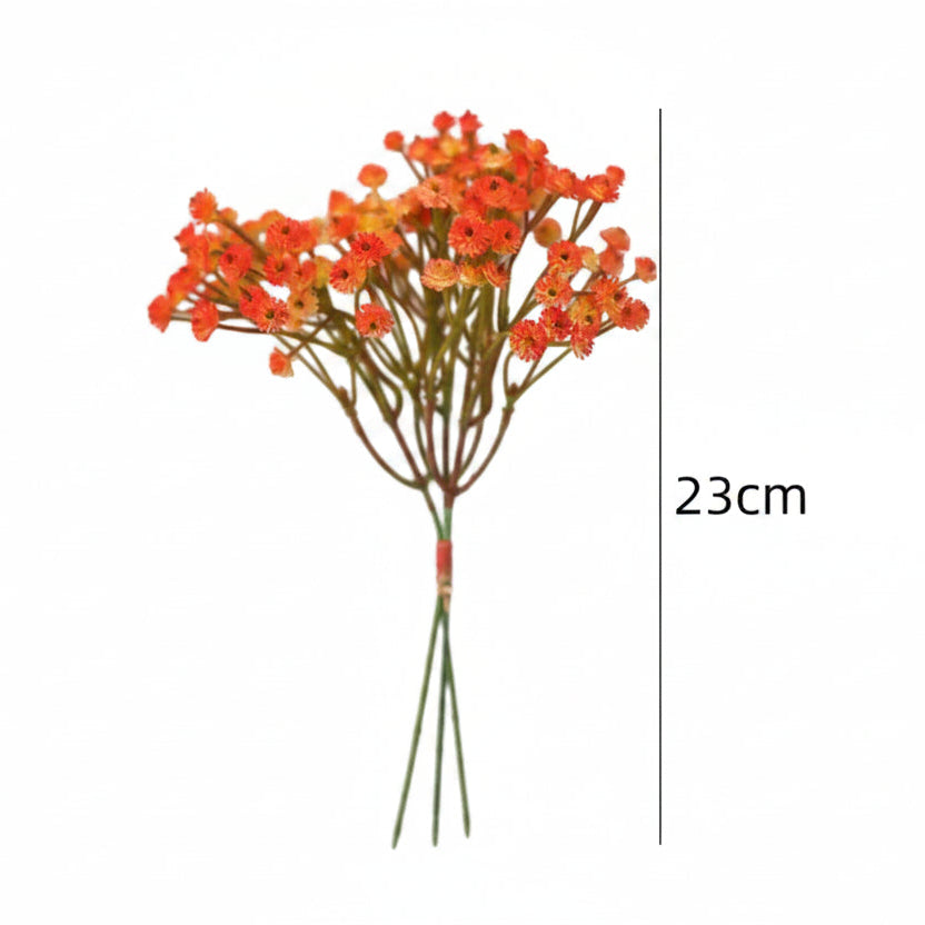 Mini Flores Gipsófila Buquê 3 Unidades
