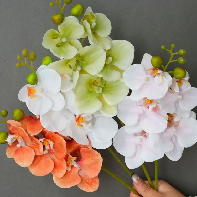 Orquídea Real em Seda